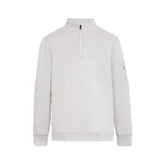 Bugatchi Men's Long Sleeve Quarter Zip Pullover Shirt 2XL Chalk